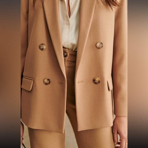 Sezane Christie Blazer Camel - Picture 3 of 9